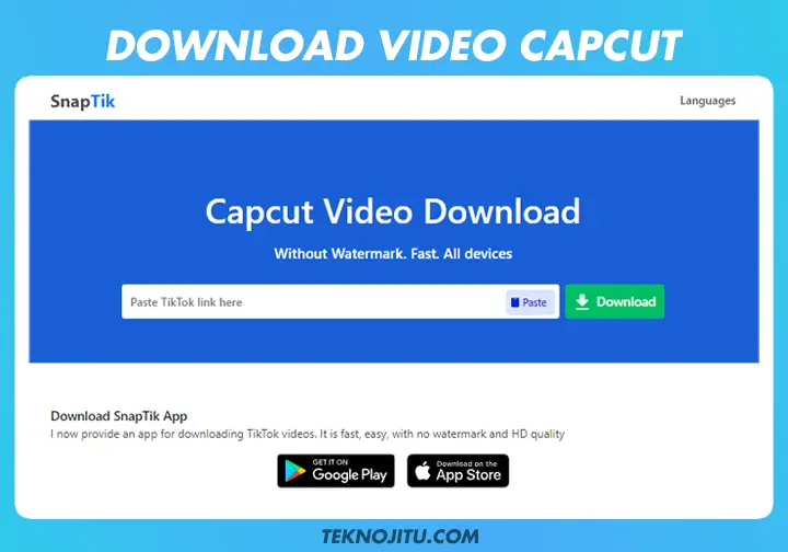 capcut video download