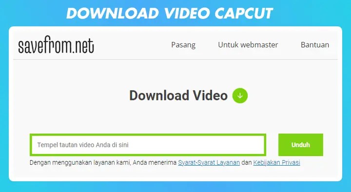 download video capcut
